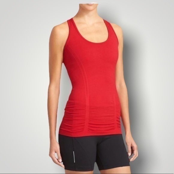 Athleta Fastest Track Racerback Yoga Tank Top In Red